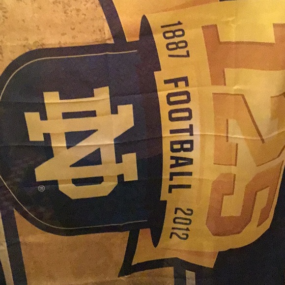NOTRE DAME 3’X5’ 125 YEARS FOOTBALL FLAG NEW - Picture 4 of 8